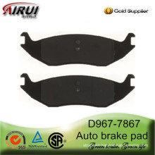 D967-7867 Wholesale auto brake pads for CHRYSLER Aspen,DODGE TRUCK and RAM 1500